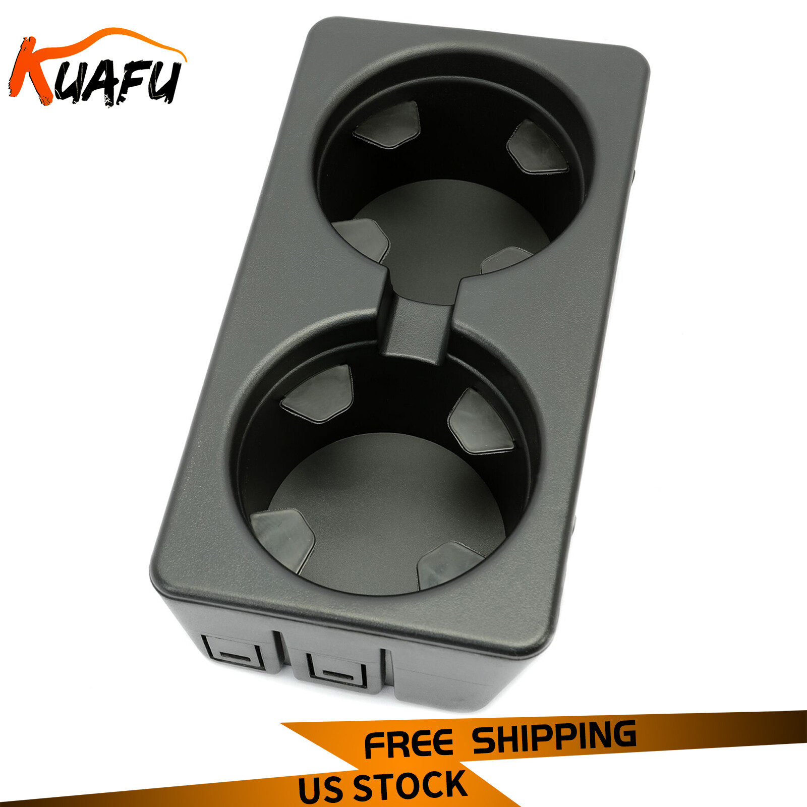 Dual Console Cup Holder Drink For 07-14 Chevy Silverado Tahoe GMC Sierra Yukon