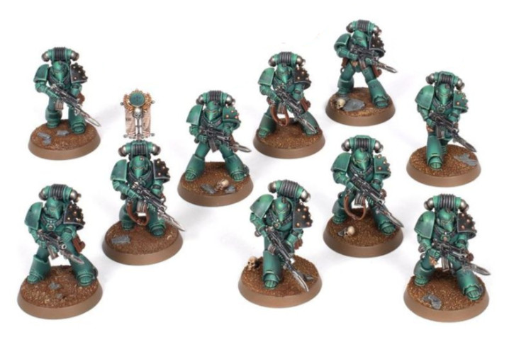 Mk VI Space Marine x 10-Tactical Squad-Legion-Horus Heresy-Chaos-Warhammer 30k