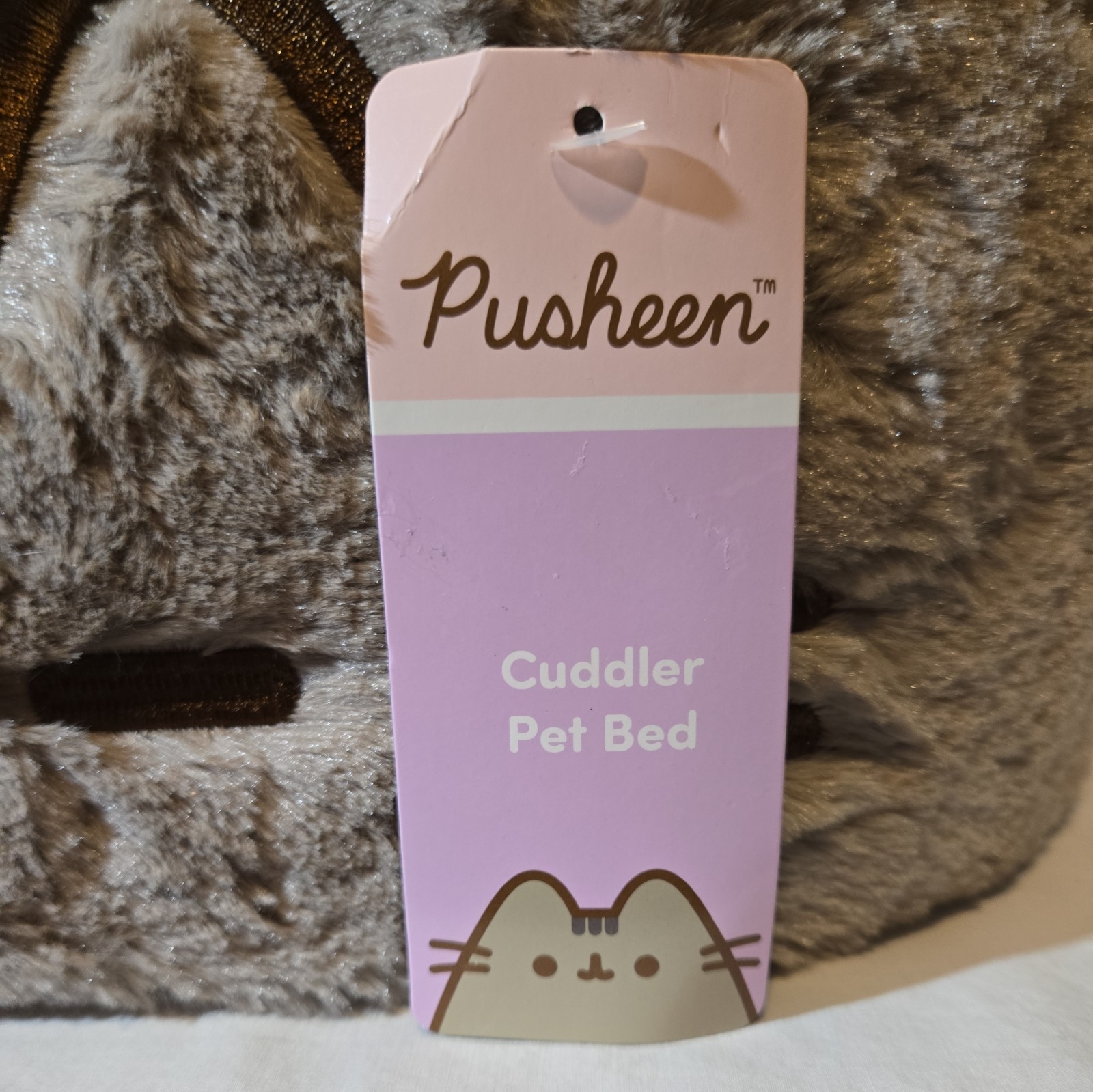 NWT Pusheen Cat Bed Mini Christmas Throw Blanket Cuddler Pet Holiday Culturefly