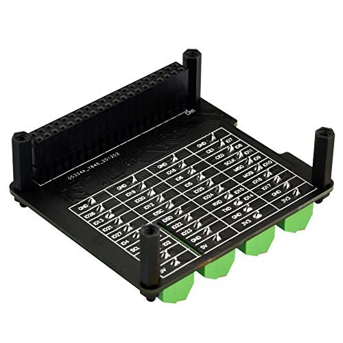 RPi GPIO Status LED & Terminal Block Breakout Board HAT for Raspberry Pi A+