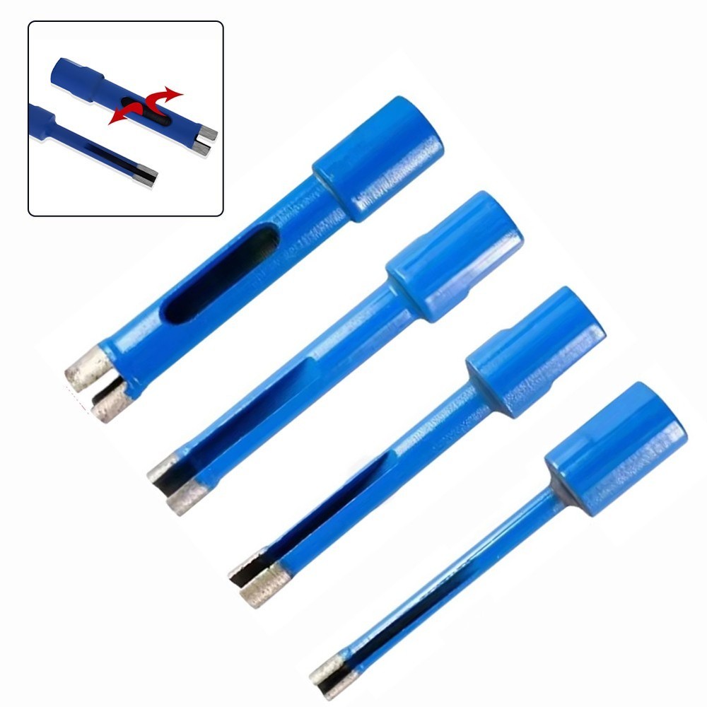 4PCS Drill Bit Set for Efficient Cutting in For Marble Granite Concrete