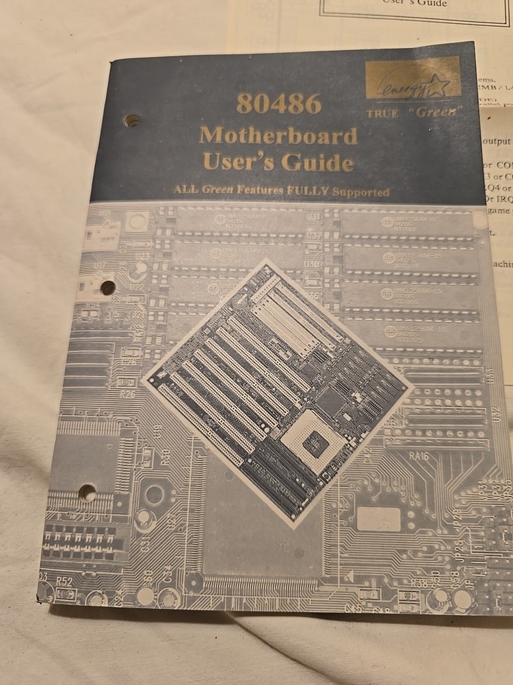 80486 Motherboard User's Guide