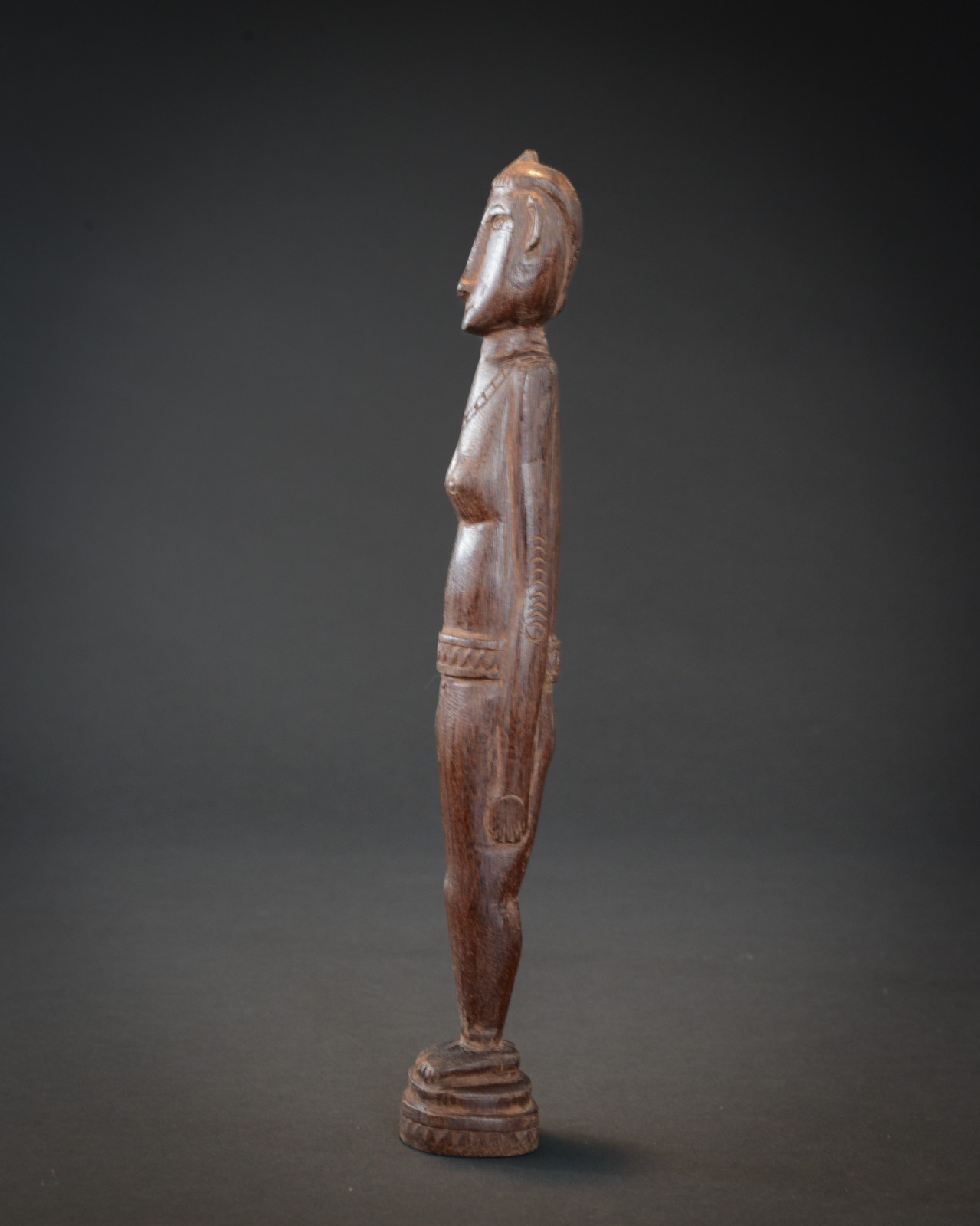 FEMALE ANCESTOR FIGURE, Massim, Papua New Guinea.