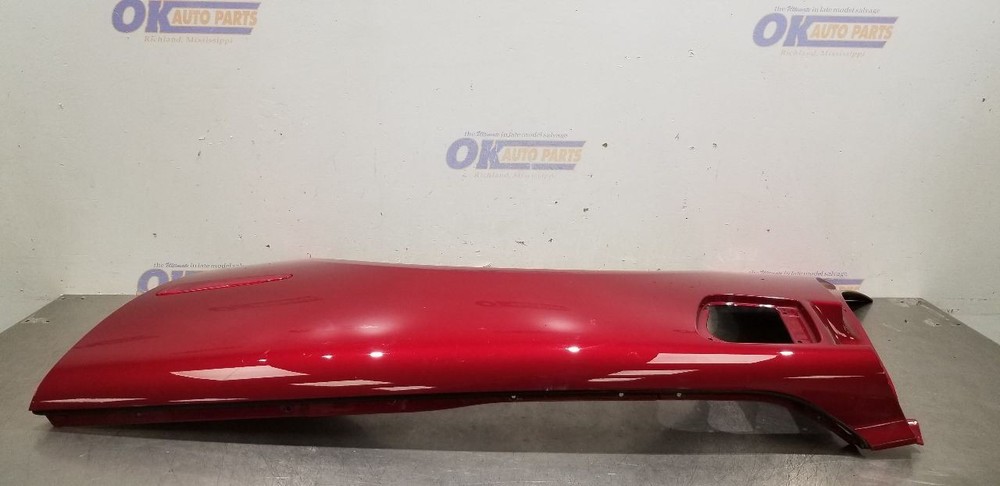 09 CHEVY CORVETTE C6 CONVERTIBLE QUARTER PANEL LEFT DRIVER RED