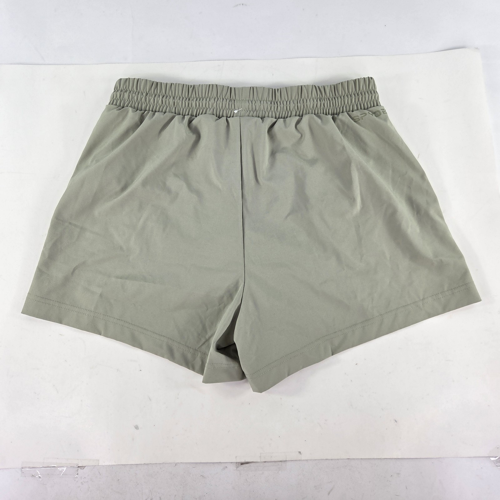 Spyder Women’s Performance Shorts SWB054 Sz L Light Olive Built-in Brief Running