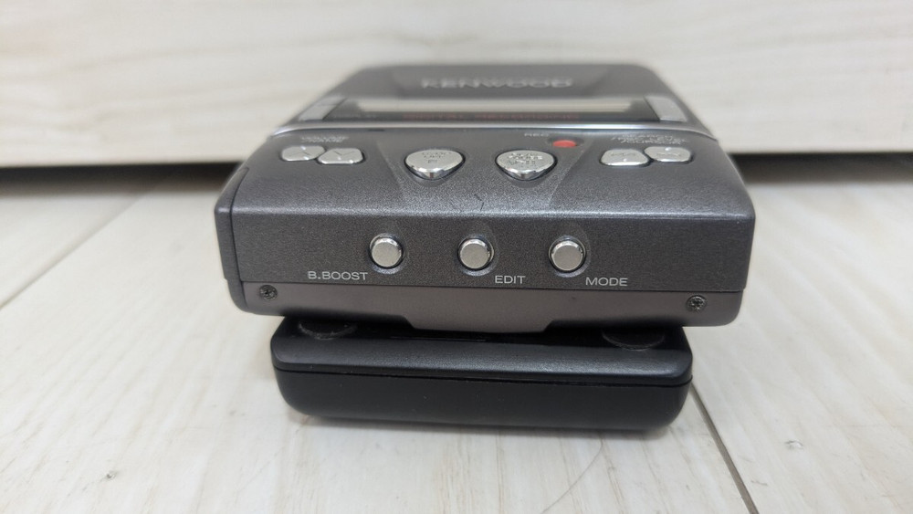 KENWOOD DMC-E7R Portable MiniDisc MD Recorder Player Tested Working