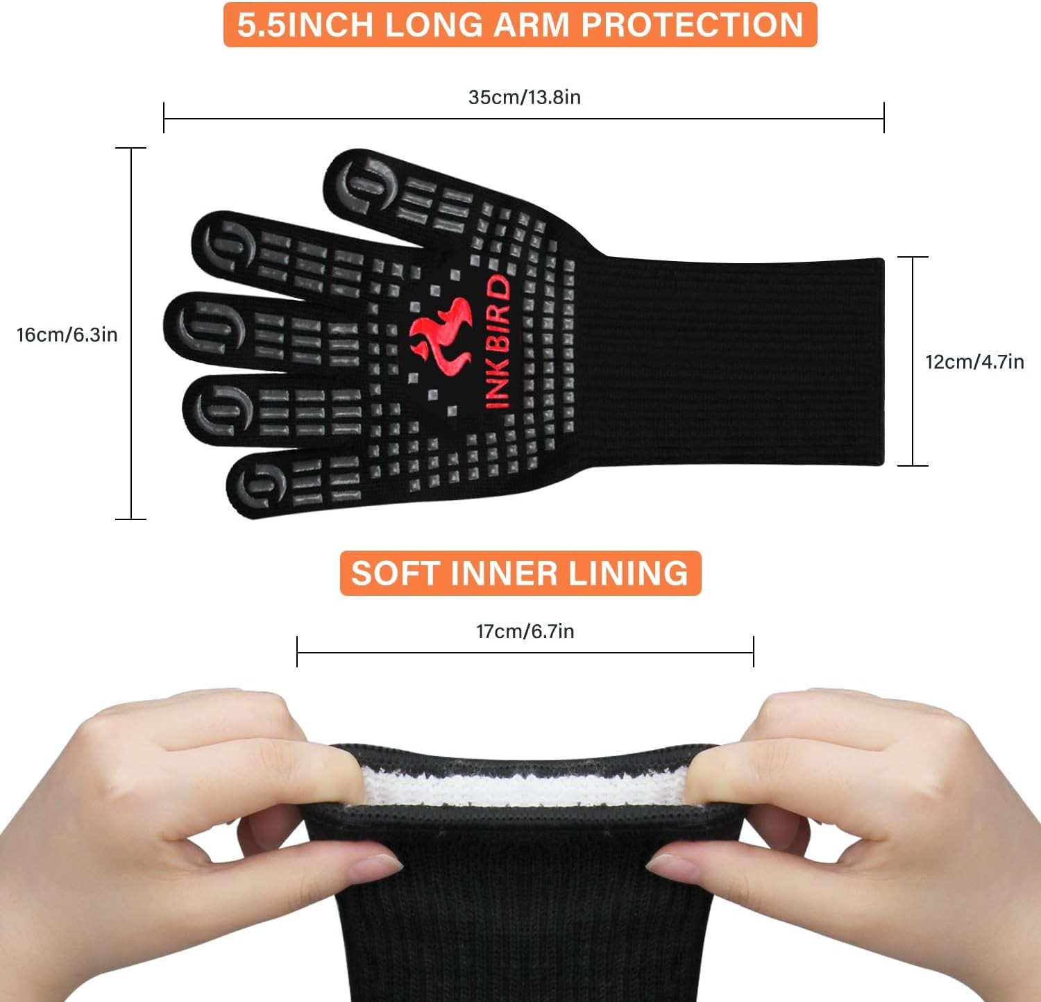 INKBIRD BBQ Temperature Controller WiFi Bluetooth Automatic Smoker Fan Oven Mitt