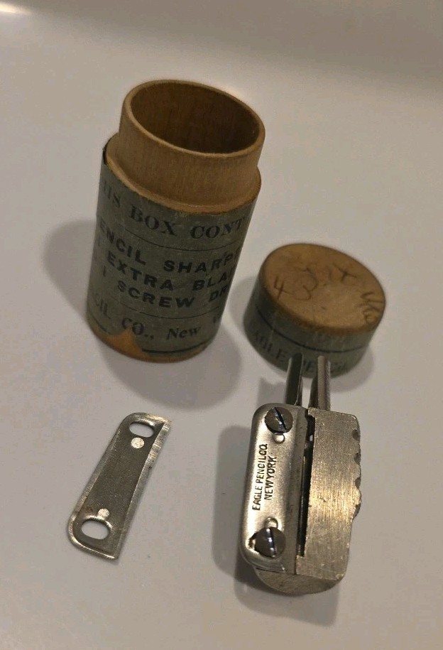 Antique Vintage EAGLE Pencil Co. NY 604 New Old Stock Missing Screwdriver Rare