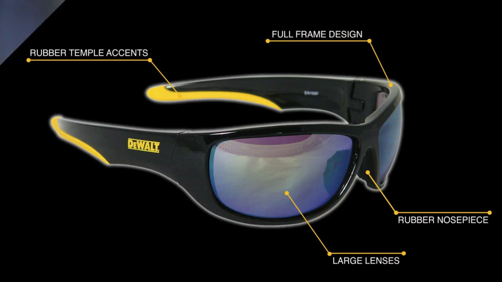 DeWalt DPG94-9C Dominator Safety Glasses, Indoor/Outdoor Lens