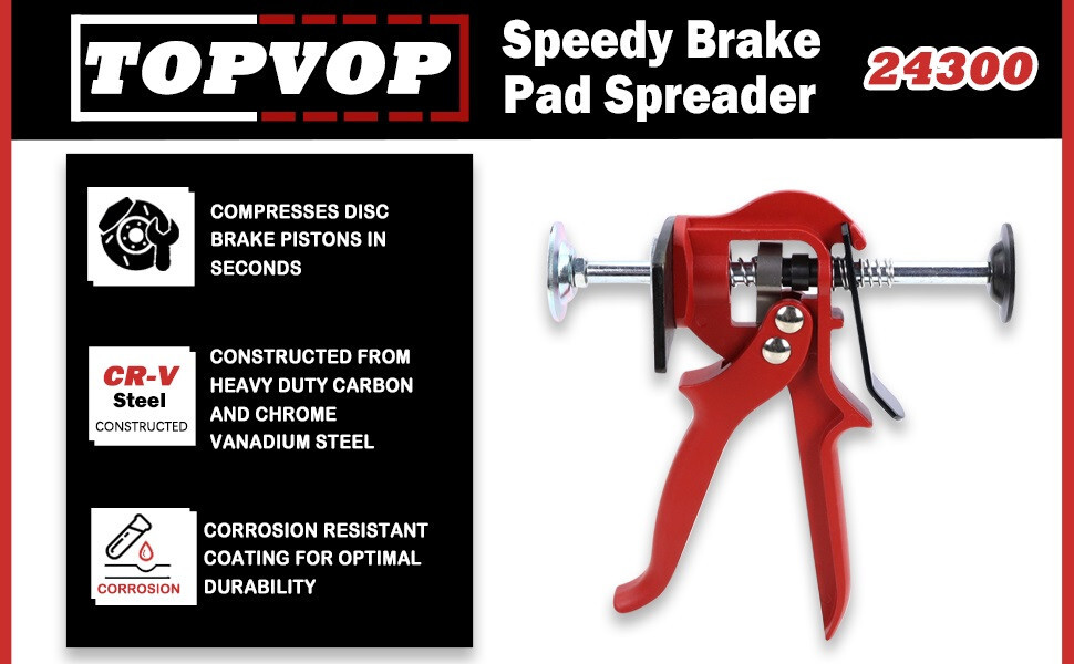 Disc Brake Pad Separator / Spreader Tool Single/Dual Piston Caliper Compression