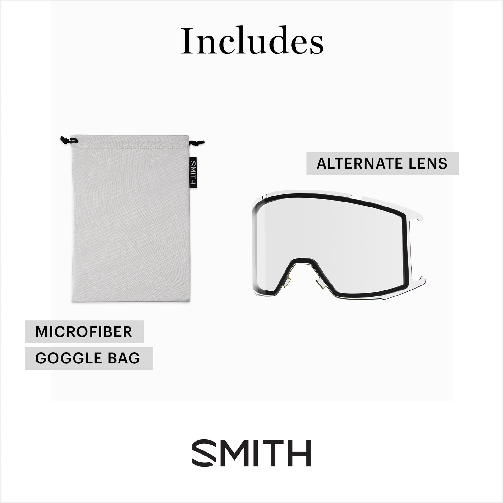 SMITH Squad Goggles with ChromaPop Lens – Performance Snowsports Goggles with Re