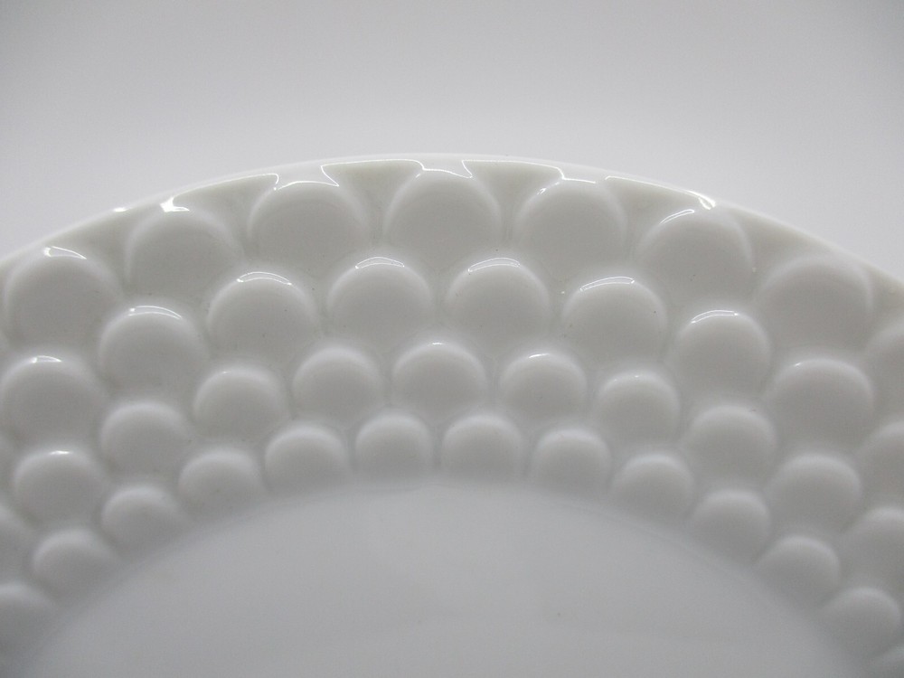 L'OBJET AEGEAN WHITE BREAD & BUTTER PLATE - 6 3/8" 1008C