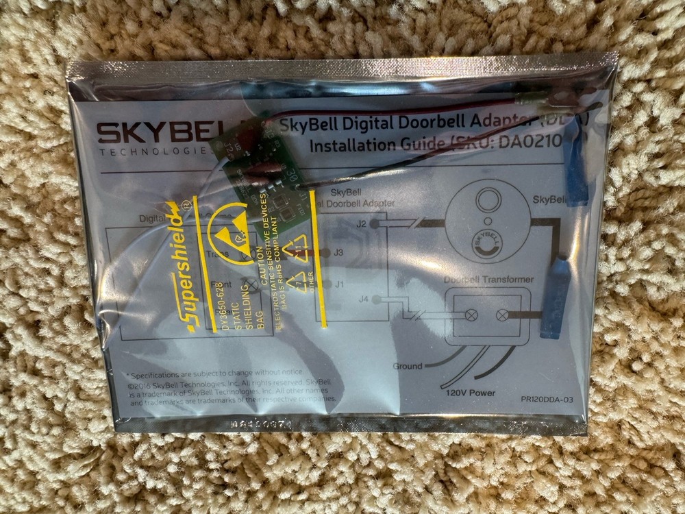 SkyBell DA0210H | Adapter for SkyBell Doorbell