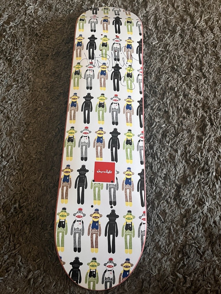 Signed Justin Eldridge Chocolate Skateboard Deck