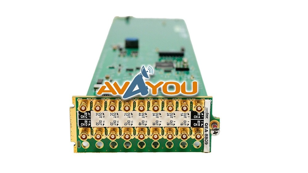 Ross QEA-8809 Quad 3G/HD/SD-SDI Equalizing Distribution Amplifier DA for OG3-FR
