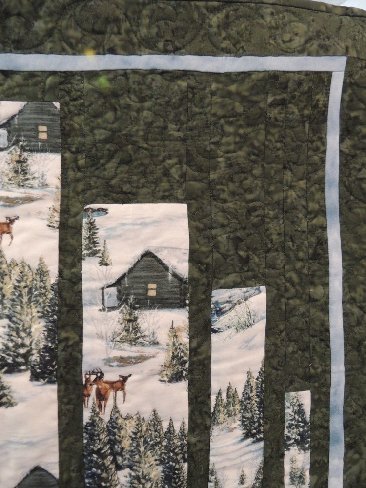Winter Deer Shenandoah Quilt or Wall Hanging