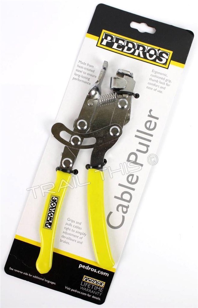 Pedro's Bicycle Brake / Shift Cable Puller Pliers Fourth Hand Tool w/ Thumb Lock