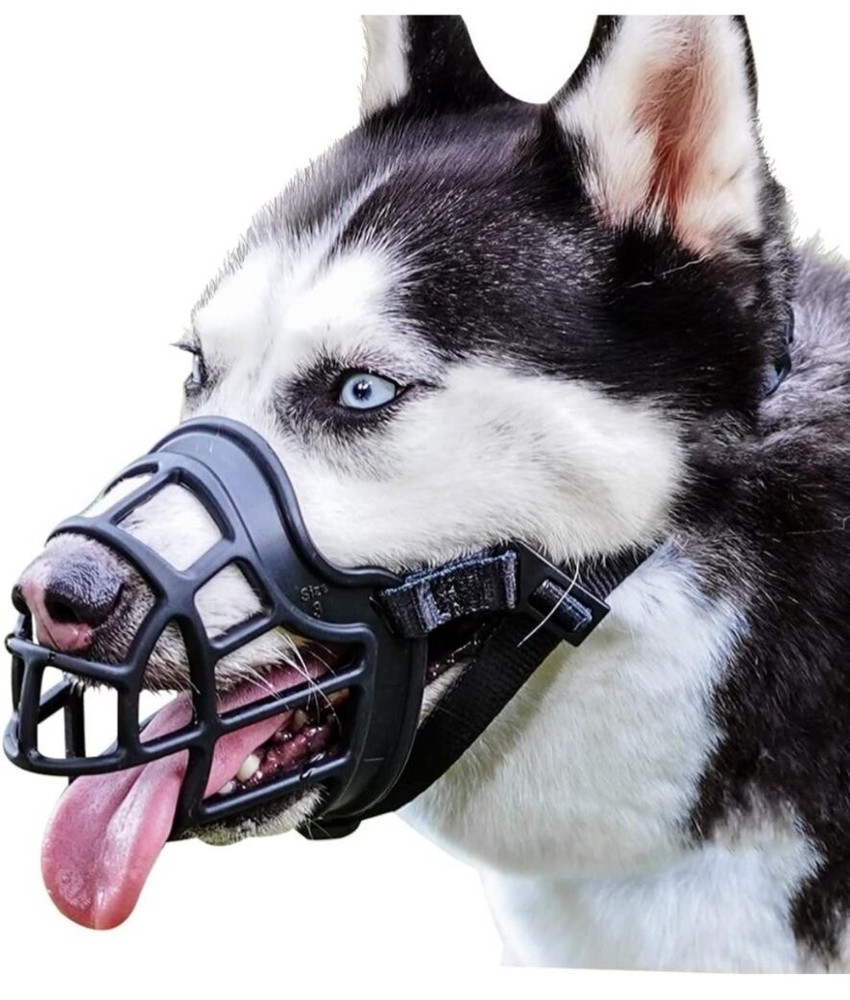 BARKLESS Dog Muzzle, Basket Muzzle for Biting, Chewing and Scavenging, Humane Ca