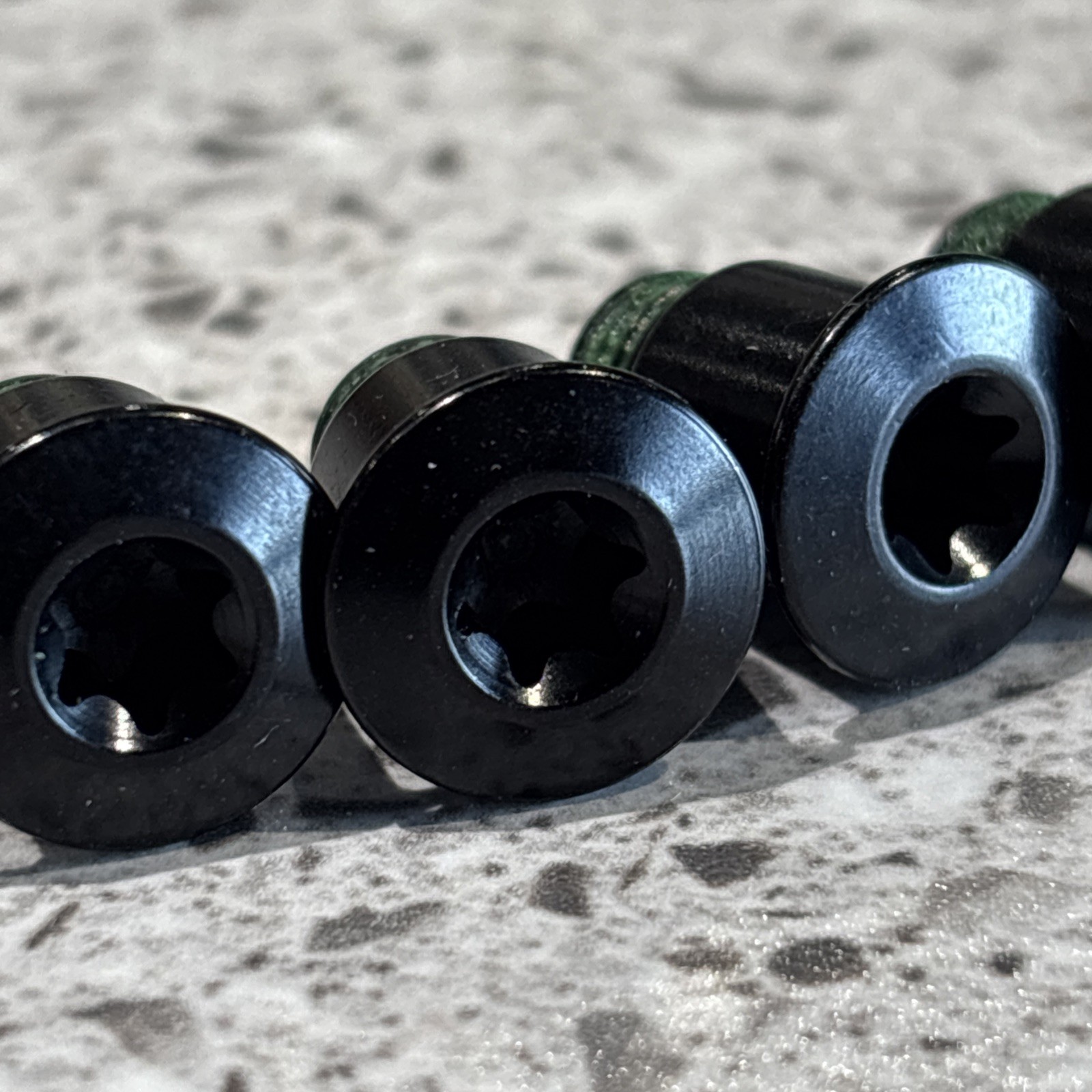 SRAM Force AXS Crank Chainring Bolt Kit - For 2x, 107 BCD, Aluminum, Black, D1