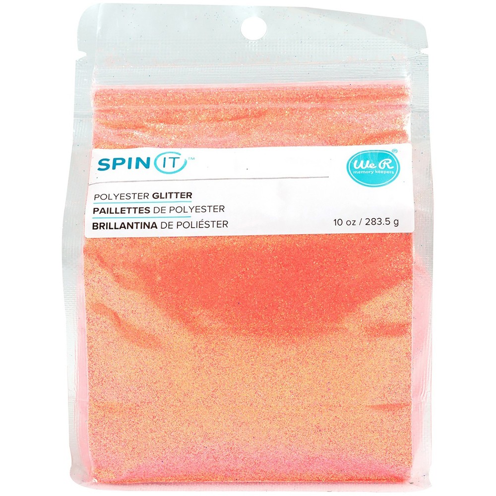 We R Spin It Extra Fine Glitter 10oz-Coral
