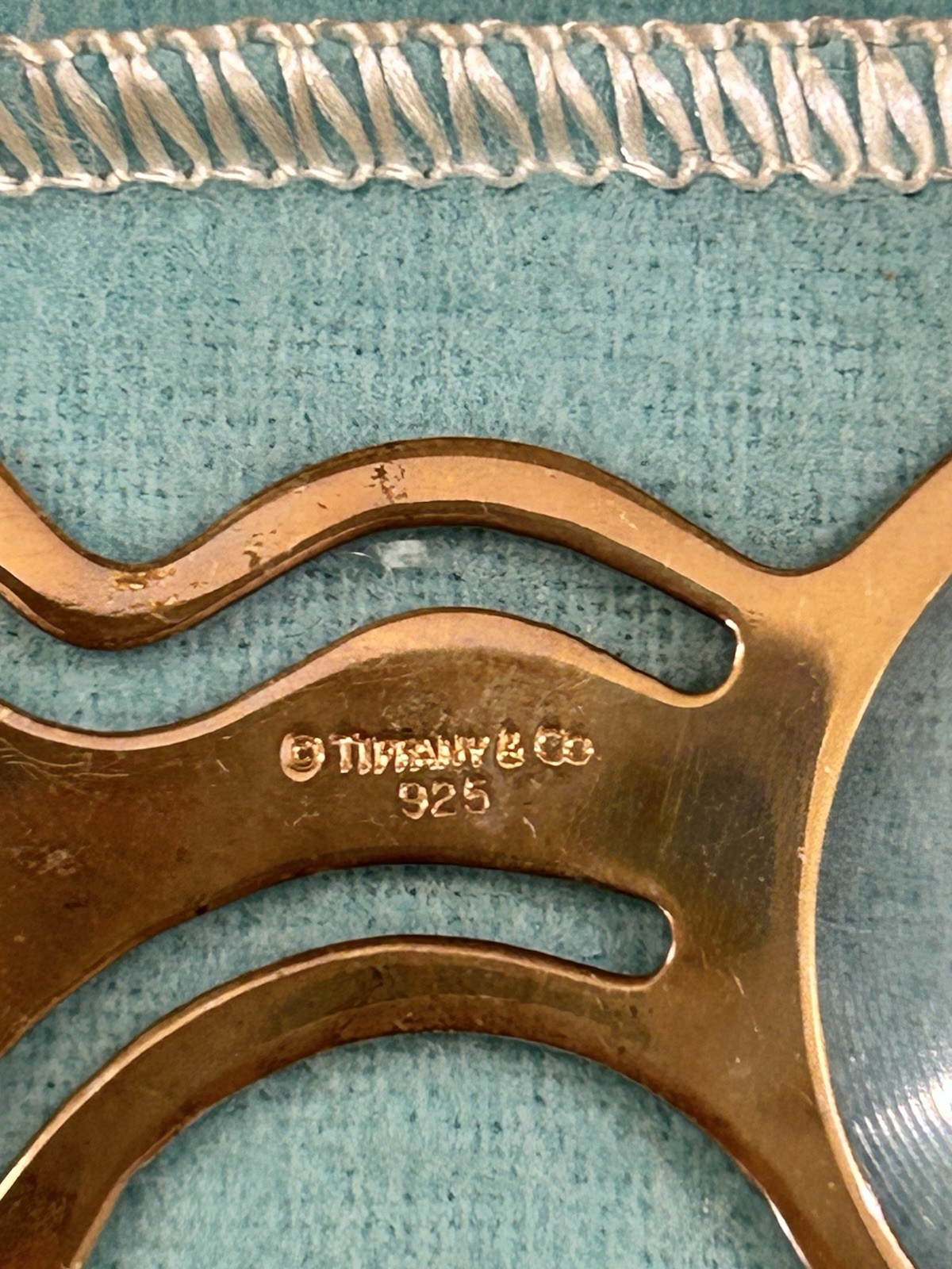 TIFFANY & Co Sterling Silver Novelty Bookmark & Magnifier