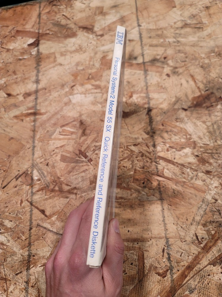 IBM Personal System/2 Model 55SX Quick Reference and Reference Diskette