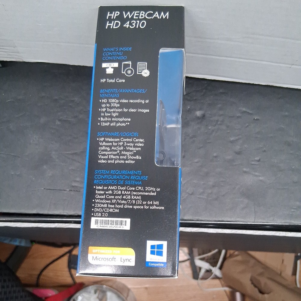 NEW HP Webcam HD 4310