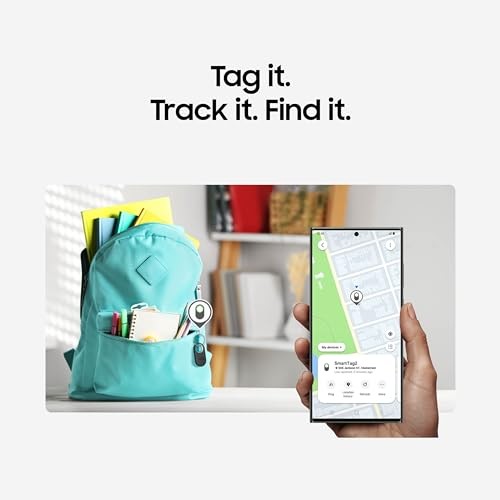 Samsung Galaxy SmartTag2, Bluetooth Tracker, Smart Tag No Size, White