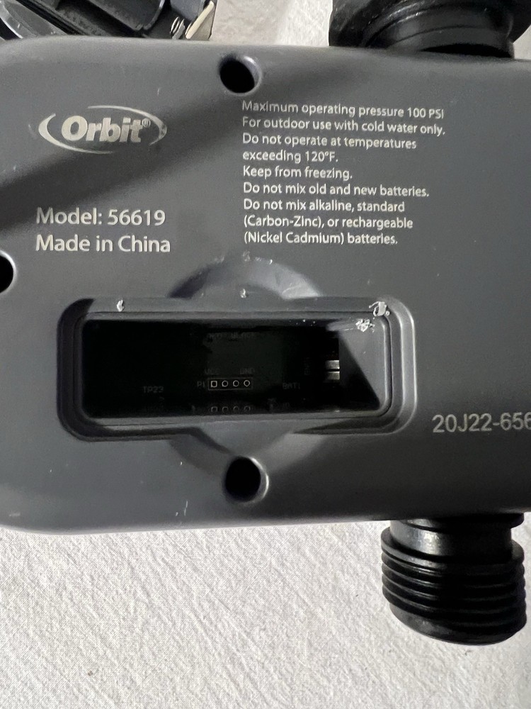 Orbit 1-Outlet Hose Faucet Timer Programmable Irrigation Conserve Water