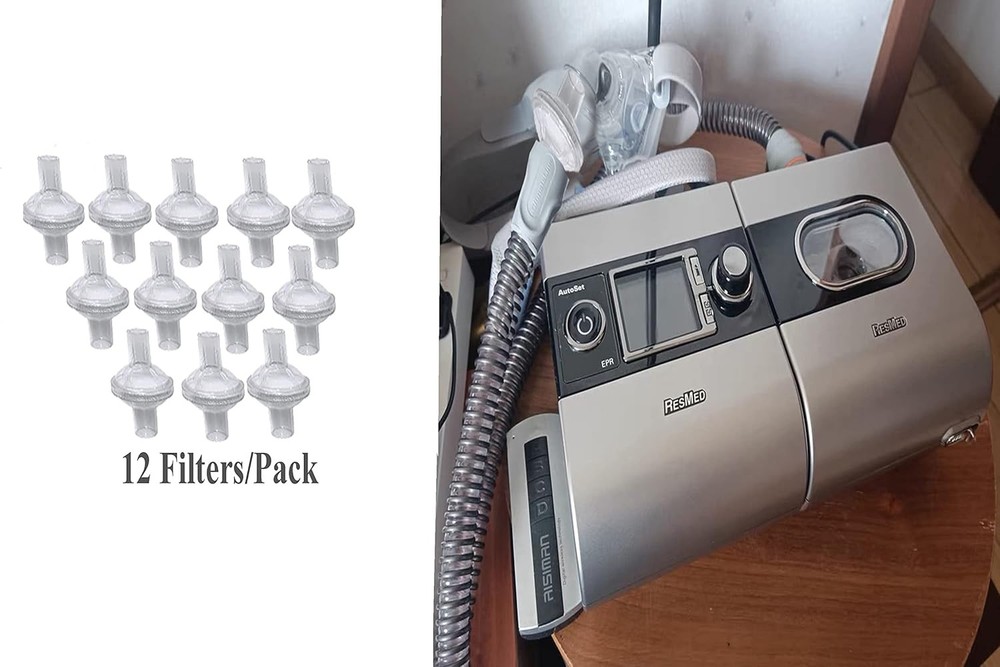 Filters for Cpap Machine - 12 pcs Universal 12pcs, Transparent