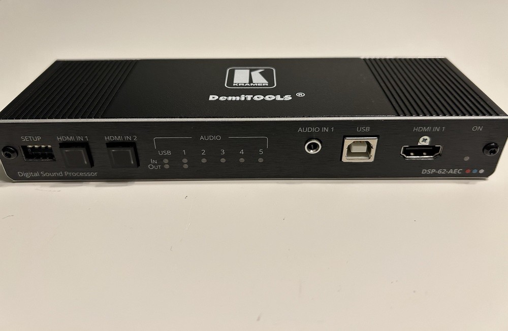 KRAMER DemiTOOLS DSP-62-AEC Digital Sound Processor with AEC HDMI DSP Switcher