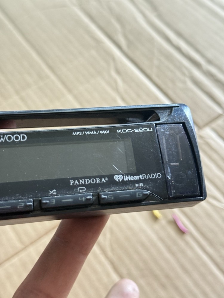 KENWOOD KDC-220U FACEPLATE ONLY Missing Knob