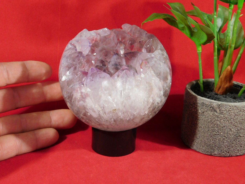 Sphere Display Stand Medium Size BLACK Acrylic