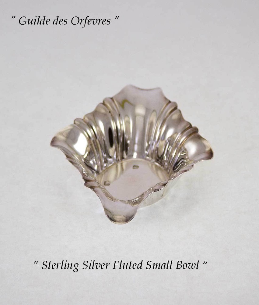 Sterling Silver Fluted Small Bowl