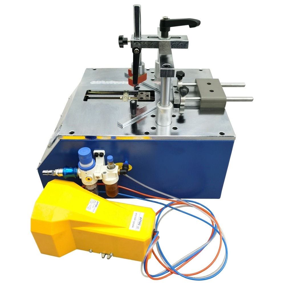 Pneumatic Frame Assembling Machine Corner Stapler Nail Angle Machine 7/10/12