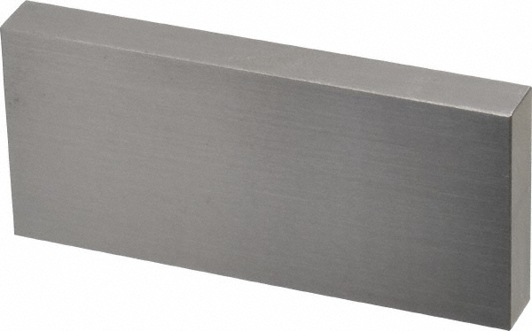 3" Rectangular Steel Gage Block Accuracy Grade AS-1, Includes NIST Traceabili...