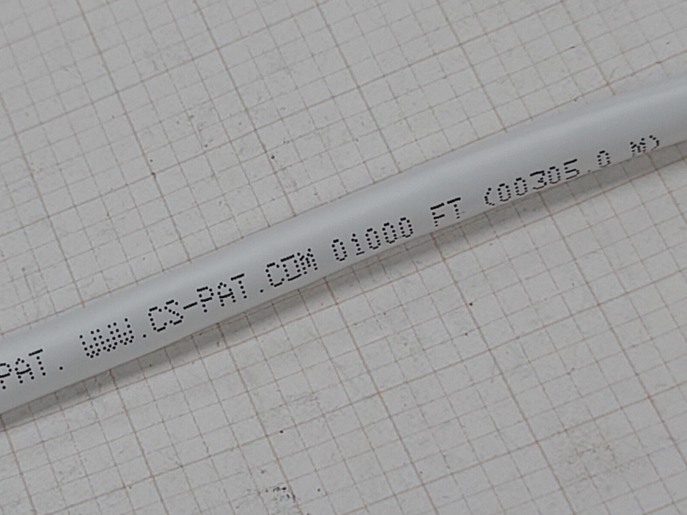 Commscope CS44P Cat6A F/UTP Shielded Network Ethernet 10G Cable CMP White /50ft