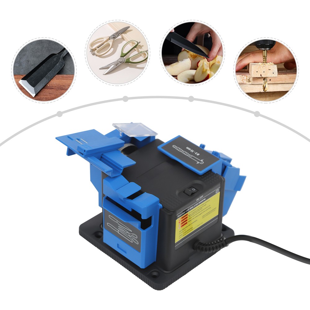 Electric Multi-Purpose Sharpener for Scissors and Drill Bits