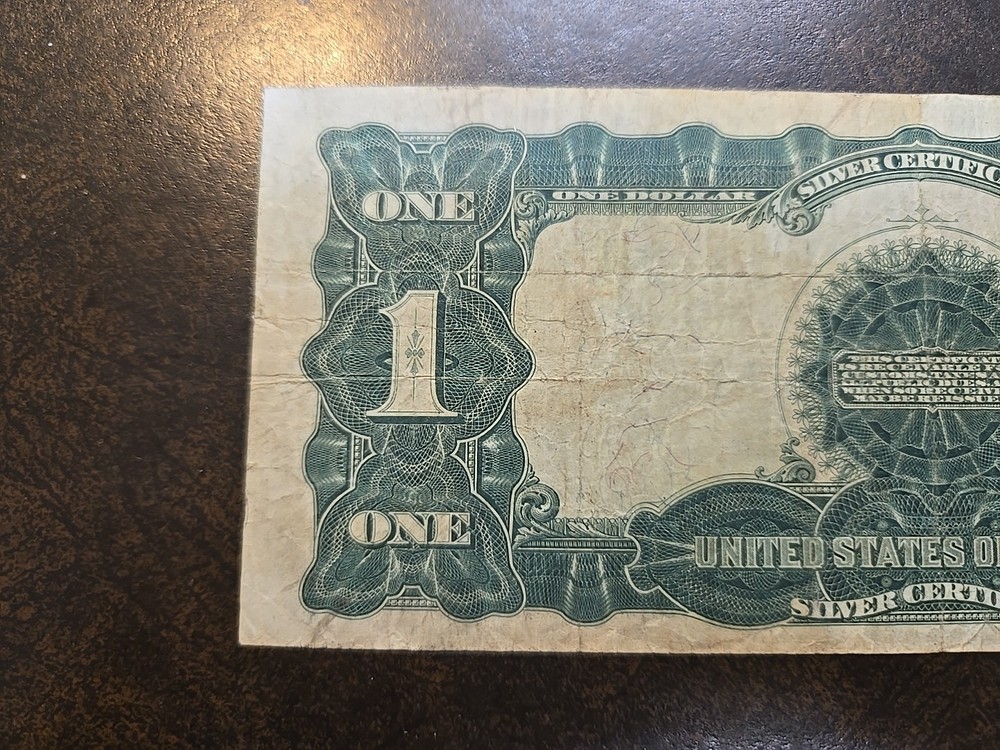 FR 233 1899 Silver Certificate Black Eagle Large Banknote $1 Dollar