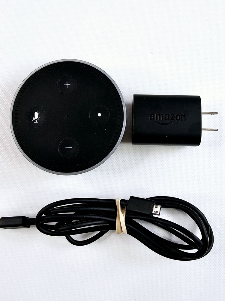 Amazon Echo Dot (2nd Generation) RS03QR Smart Speaker Black Tested Works