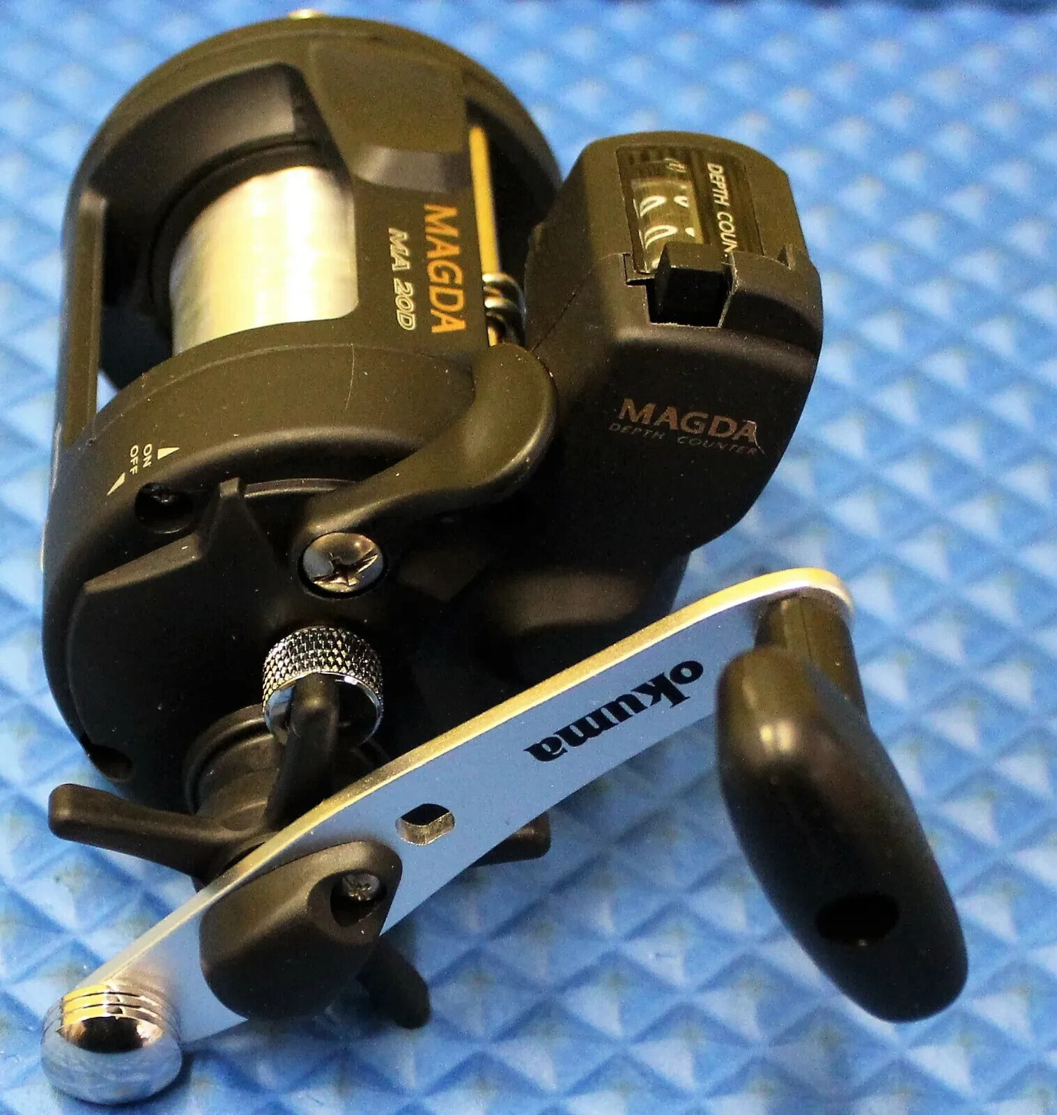 Okuma Pre-Spooled Magda MA 20D Reel With CPC-762 Rod Trolling Combo 2-Pack