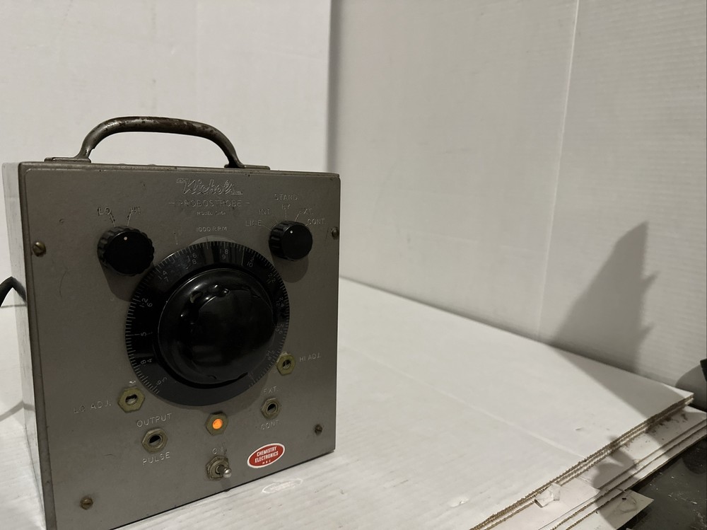 Rare Nichols Probostrobe model E116A professional lab equiment stroboscope works