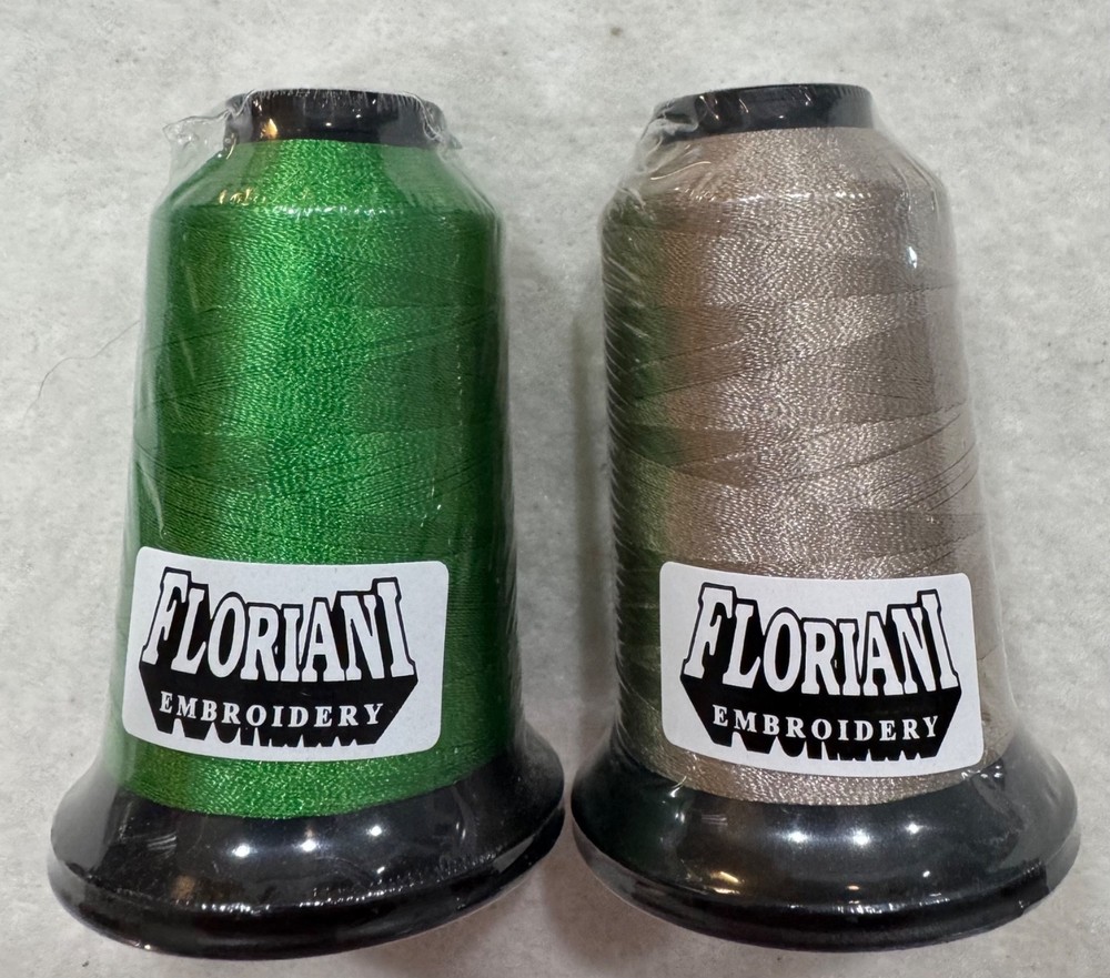 Floriani Embroidery Thread 10 New Spools Polyester Multiple Colors