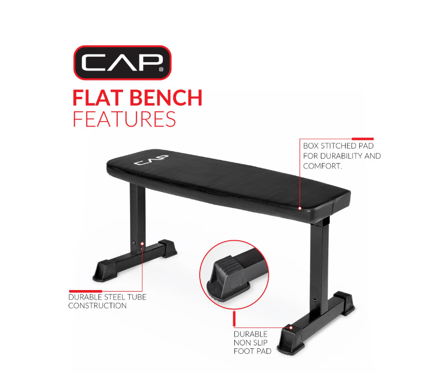 CAP Strength Flat Weight Bench