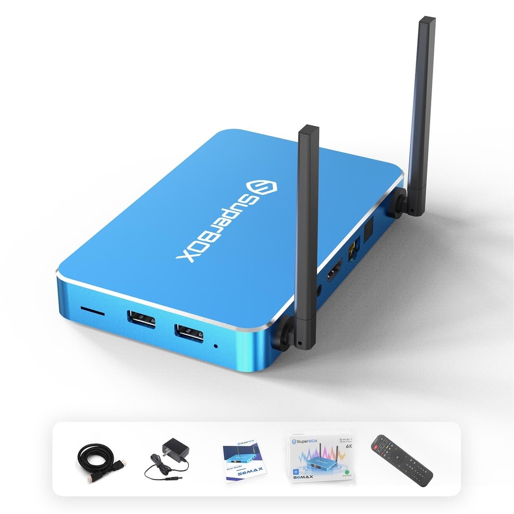 SuperBox S6Max TV BOX Support Authorized Distributor Same Day Shipping Send Gift