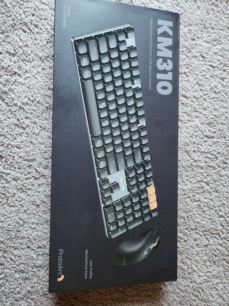 ProtoArc KM310 Wireless Mechanical Keyboard and Mouse Combo.