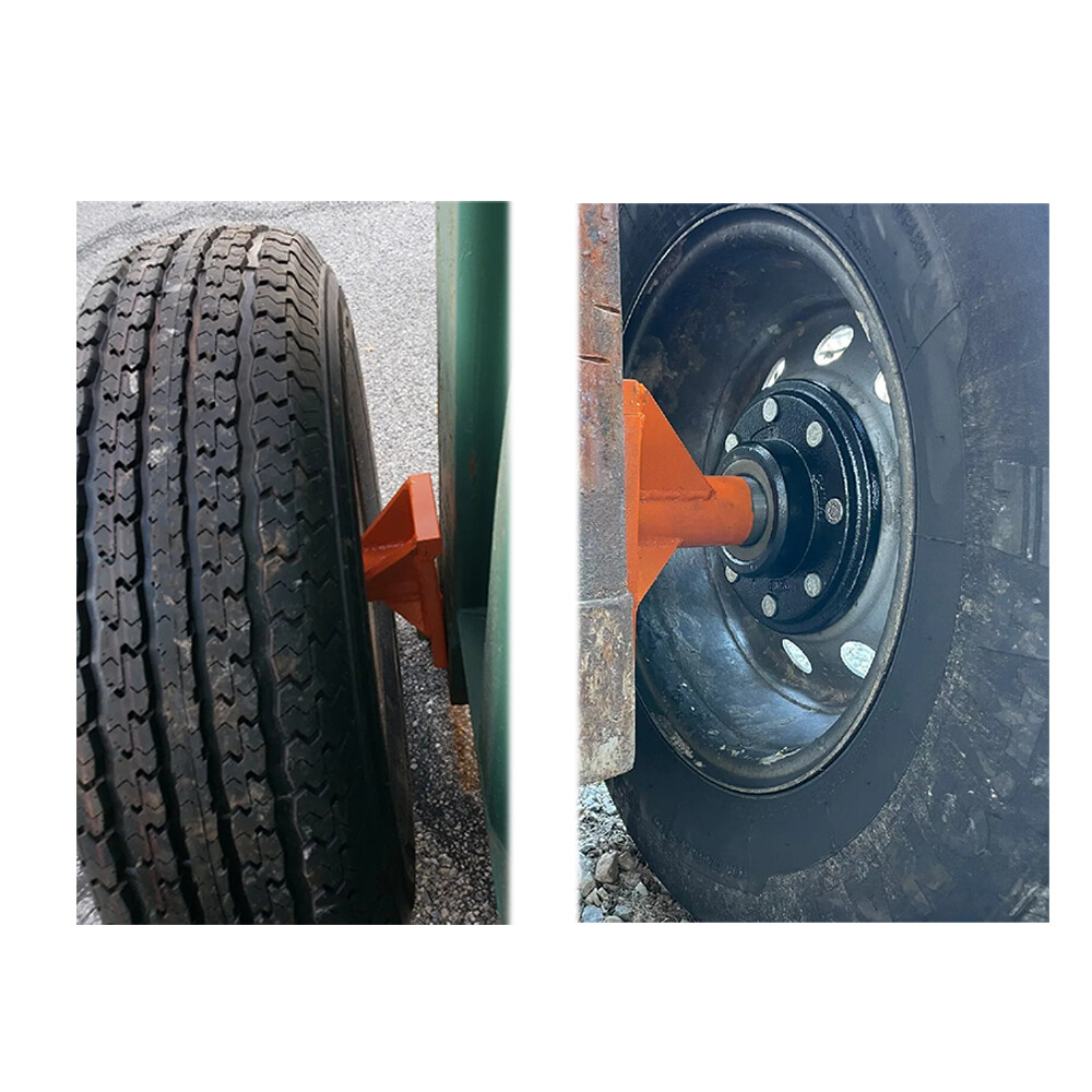 Superior Container Wheels 8 x 6.5 Lug Bolt-on SINGLE Spindle Kit International