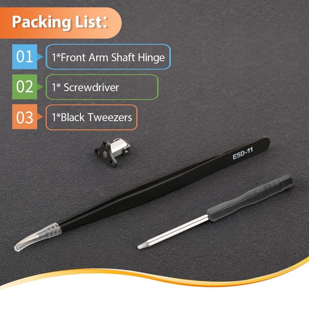 Front Arm Axis Replacement for DJI Mini 3 Pro/Mini 3 Hinges Arm...