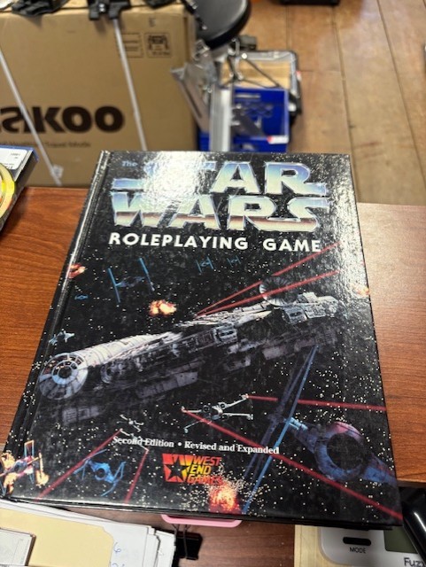 Star Wars D6 Second Edition Revised & Expanded Core Rulebook HC WEG RPG