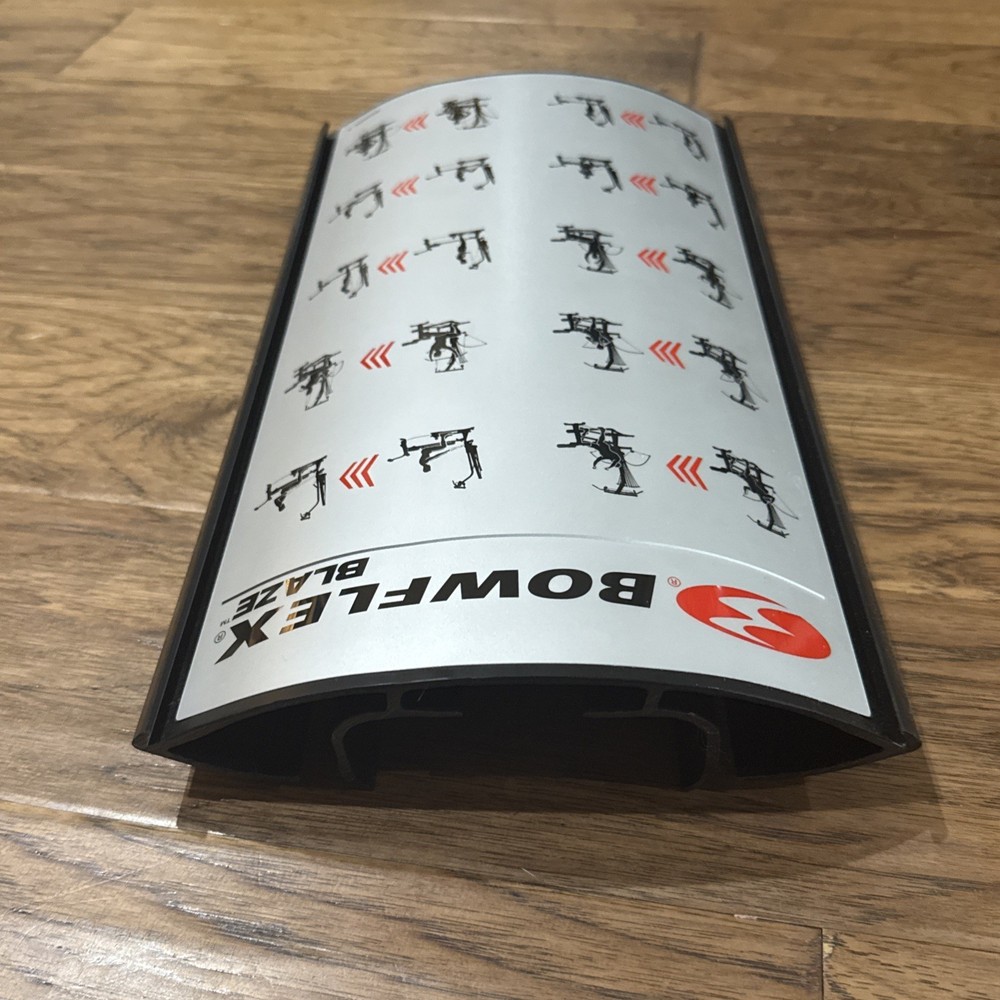 Bowflex Blaze Exercise Placard Plaque OEM Sign Plate